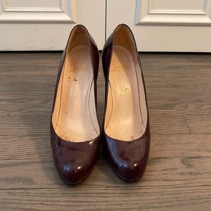 Christian Louboutin Eggplant Purple Pumps